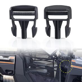 Pair Door Net Buckle Clip Compatible with Polaris Ranger Crew 900 1000 XP 2016-2020 Accessories 40 Mm Plastic Mesh Door Side Safety Net Fastener Replace OEM #5452505 (2PCS)