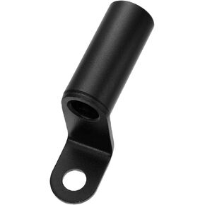 Motoforti 10mm Motorcycle Rearview Mount Mirror Handlebar Stem Extender Riser Adapter M10 Extension Aluminum Alloy for Suzuki for Yamaha for Harley Davidson Black