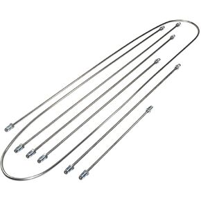 Kuhltek Motorwerks 113698723S Stainless Steel Brake Line Kit for VW Beetle