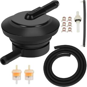 Gas Fuel Tank Vent Valve Compatible with Predator 212cc 196cc 224cc 301cc 420cc 6.5hp 5.5hp Engine Gas Pressure Washer Generator Coleman CT200U BT200X KT196 Mini Bike Go Kart Parts Fuel Line