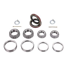 Pack of 4 25580 14125A Boat Trailer Bearing Kits Trailer Axles Bearing Kit with Double Lip Grease Seals Fits for 10-36 22333TB 5200-7000 Lbs Tandem Axles