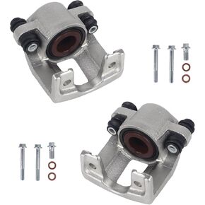 KUSATEC 192948 192949 Disc Brake Caliper with Bracket fit for Nissan Armada 2005-2015/Pathfinder 2004/Titan 2004-2015; INFINITI QX56 2004-2010; Both Left and Right side