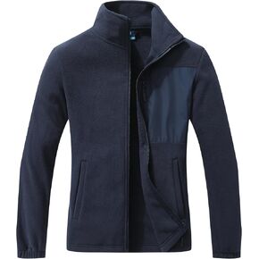 GIMECEN Women's Full Zip Soft Polar Fleece Jacket Outdoor Recreation Coat with Pockets Long-Sleeve Comfortable Outerwear