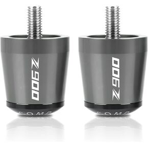 CNC Alu Motorcycle Handlebar Grips Ends Caps Ends Caps for Z900 2017-2021 gray