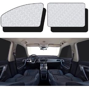 XCBYT Car Window Shades - 4 Pack Car Window Covers Double-Sided Car Privacy Curtains for Breastfeeding, Napping, Dressing, Camping