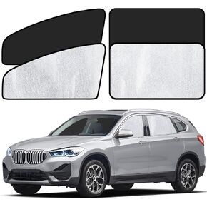 XCBYT Car Window Shades - 4 Pack Car Window Covers Double-Sided Car Privacy Curtains for Breastfeeding, Napping, Dressing, Camping