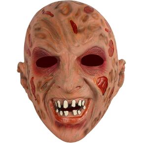 Freddy Mask Krueger Glove Cowboy Hat Scary Zombie Mask Nightmare Street Halloween Costume Latex Props