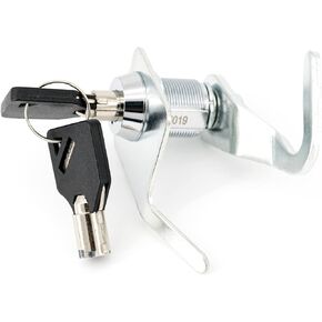 Americruise Motorcycle Saddle Bag Lock Real Trunk Lock Tour Pak Lock with 2 Keys for Harley Touring Road King Electra Street Road Glide 1993-2013