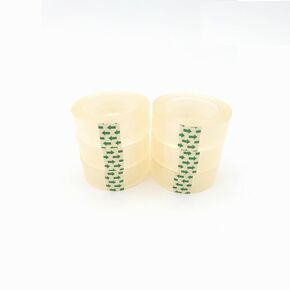 6 Rolls Clear Tape Refill，Transparent Tape Refills,Office Tapes Bulk for Wrapping,Transparent Tape for Office, Home, School
