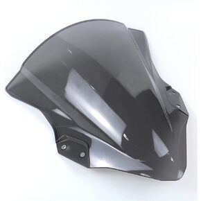 for Ninja400 Ninja 250 EX400 Windshield Cooter WindScreen WindDeflectors Front Windshield Motorcycle Windscreen PC Material 2018～2023(Black)