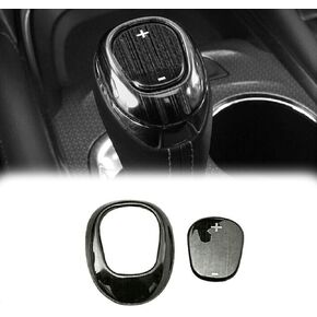 Car Gear Shift Knob Head Cover Trim for Chevrolet Equinox Black Titanium 2018 2019 2020 2021