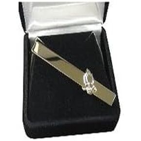 Silver/Gold Tie Bars for Men | Silver Metal Tie Clip in Black Velour Gift Box | | Silver Tie Pins for Weddings Anniversary Business Formal Occasions Church Events