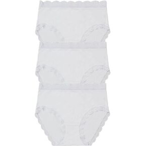 Stripe & Stare High Rise Brief Panty Pack, Women's Briefs Underwear (XS-1X)