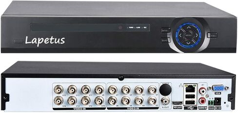 8CH 1080N Hybrid 5-in-1 AHD DVR (1080P NVR+1080N AHD+960H Analog+TVI+CVI) Standalone DVR CCTV Surveillance Security System Video Recorder Motion Detection HDD & Cameras not Included in Saudi Arabia