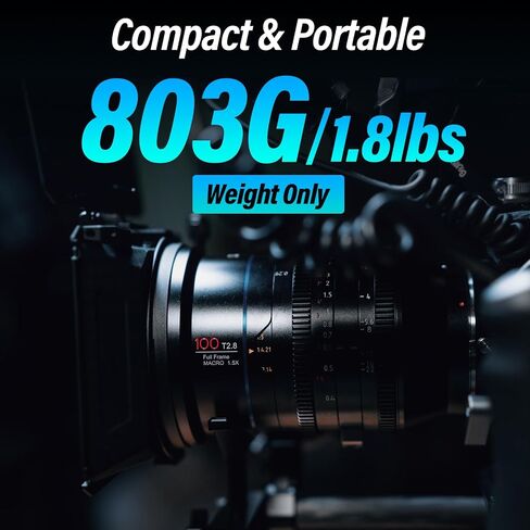 SIRUI 100mm Jupiter Macro T2 Full-Frame Cine Prime Lens (EF Mount) in Kuwait