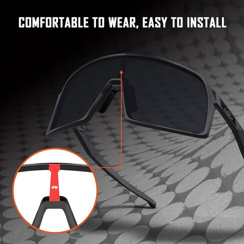 Replacement Wicket for Oakley Sutro OO9406/Sutro Asian Fit OO9406A/Sutro S OO9462 Sunglass - Black in Saudi Arabia