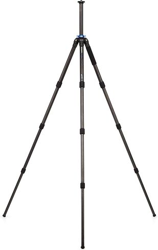 Benro Mach3 Aluminum Series 2 Tripod, 3 Section, Twist Lock Legs, Monopod Conversion, Twist Lock Legs, 15.2" Maximum Height, 26.5 lb. Load Capacity- Black (TMA27A) | Includes spiked feet, short column and case for travel, stability and storage in Saudi Arabia
