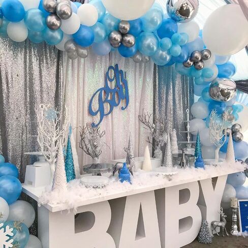 Silver Sequin Backdrop 2 Panels 2FTx8FT Christmas Party Backdrop Curtains | Glitter Photo Background for Wedding Baby Shower Event Birthday Stage Decorations，Sparkly 3MM sequins with 4 inch rod pockets in Saudi Arabia