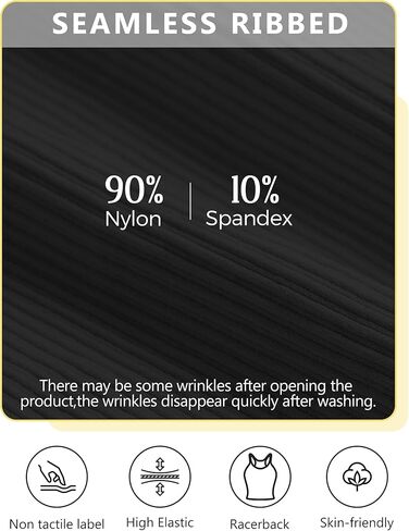 قميص بدون أكمام مضلع للنساء 2024، بلايز للتمرين بظهر متسابق بدون خياطة، بلايز رياضية أساسية، بلايز قصيرة لرياضات اليوغا in Kuwait