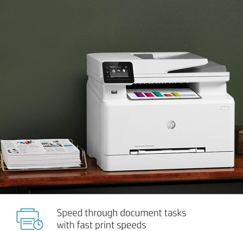 HP Color Laserjet Pro MFP 3301fdw Wireless All-in-One Color Laser Printer, Office Printer, Scanner, Copier, Fax, ADF, Duplex, Best-for-Office (499Q5F) in Saudi Arabia