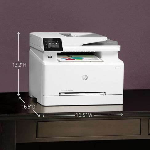 HP Color Laserjet Pro MFP 3301fdw Wireless All-in-One Color Laser Printer, Office Printer, Scanner, Copier, Fax, ADF, Duplex, Best-for-Office (499Q5F) in Saudi Arabia