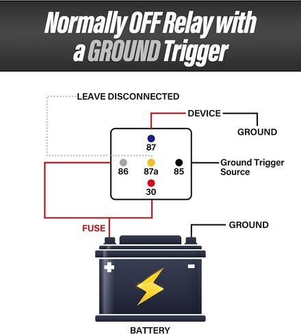 5-PIN SPDT مرحل السيارات، مرحل سيارة مقاوم للماء، مرحل بحري، 12 فولت تيار مستمر مرحل مقاوم للحريق مع سرج، أسلاك نحاسية معلب للخدمة الشاقة 12 AWG، يناسب عالمي للسيارة والقارب والشاحنة والشاحنة والدراجة النارية in Kuwait