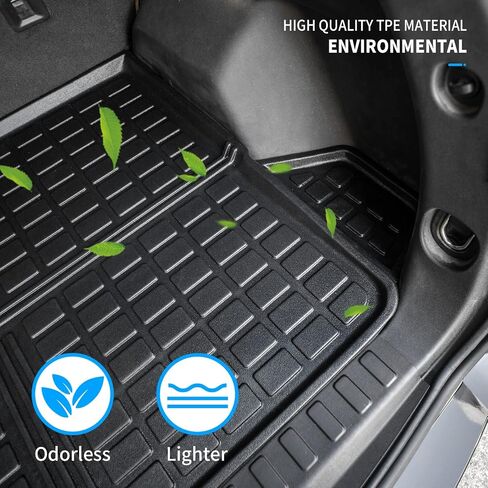 Floor Mats Compatible with 2018-2025 Chevrolet Equinox Cargo Liner Gmc Terrain Trunk Mat All Weather Seat Back Protector 2024 Chevy Equinox Accessories (Set of 8 Mats) in Saudi Arabia