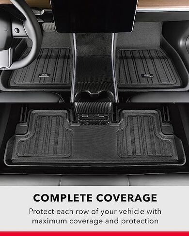 3D MAXpider Custom Fit Kagu Cargo Liner (Black) Compatible with Tesla Model Y 7-Seater 2021-2024 - Cargo Liner in Kuwait