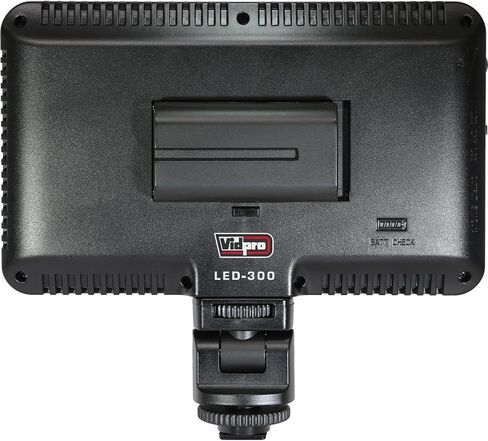 Vidpro LED-150 Photo and Video Light Kit - On Camera Panel LED Light - Adjustable and Dimmable Light Fits Cameras Video Camcorders and DLSR w/Hot Shoe Includes Rechargeable Battery Diffuser and More in Saudi Arabia