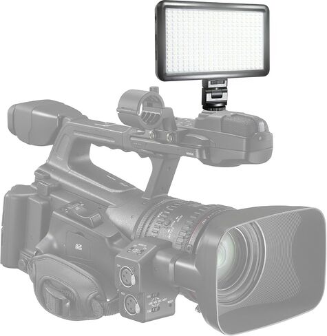 Vidpro LED-150 Photo and Video Light Kit - On Camera Panel LED Light - Adjustable and Dimmable Light Fits Cameras Video Camcorders and DLSR w/Hot Shoe Includes Rechargeable Battery Diffuser and More in Saudi Arabia
