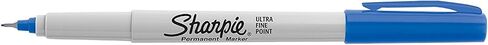 Sharpie Permanent Markers, Ultra Fine Point, 24-Count (Blue) in Saudi Arabia