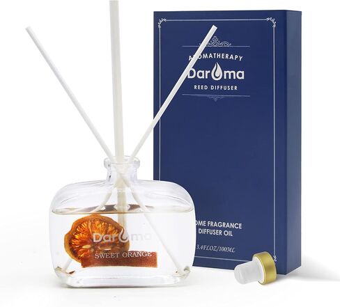 Reed Diffuser Set with Sticks, Daroma Dried Flowers Aromatherapy Reed Diffuser with Nature Essential Oil, Fragrance Scent Diffuser for Home Décor & Office, for Birthday,Christmas, Lavender in Kuwait