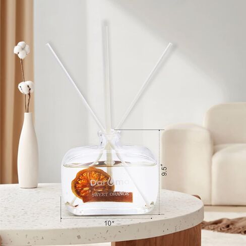 Reed Diffuser Set with Sticks, Daroma Dried Flowers Aromatherapy Reed Diffuser with Nature Essential Oil, Fragrance Scent Diffuser for Home Décor & Office, for Birthday,Christmas, Lavender in Kuwait