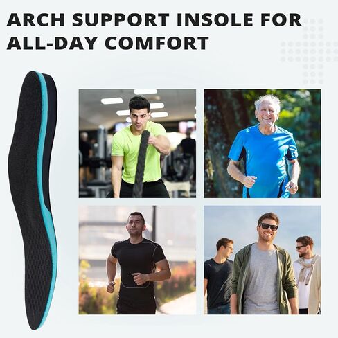 حذاء LARNMERN رجالي لتقويم العظام سهل الارتداء مقاوم للماء وغير قابل للانزلاق، حذاء مشي يدعم قوس القدم ونعال داخلية لتخفيف آلام التهاب اللفافة الأخمصية، أسود 8.5 in Kuwait