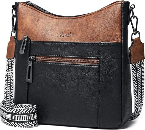 Crossbody Bags for Women Trendy Vegan Leather Purses for Women Hobo Handbags Shoulder Bag with Detachable Strap for Travel in Saudi Arabia
