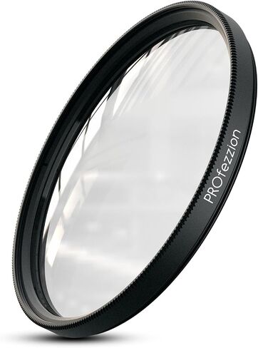 PROfezzion 40.5mm Star Filter Kit 3 Pieces (4/6/8 Points) Adjustable Cross Screen Starburst Filter for Sony ZV-E10 ZV-1F A6000 A6100 A6300 A6400 A7C A7CII ZV-E1 w/E PZ 16-50mm or FE 28-60mm Kit Lens in Saudi Arabia
