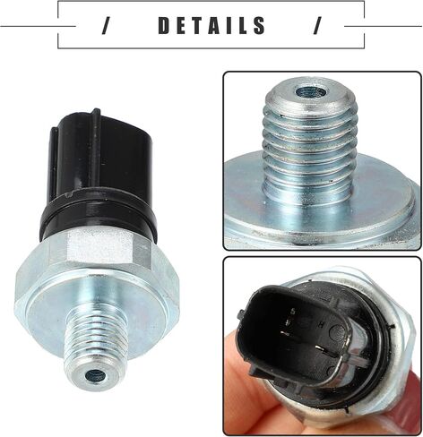 Motoforti Engine Oil Pressure Sensor, for Honda Civic 2012-2020, Metal, 37250-R1A-A01,Black Silver Tone in Saudi Arabia