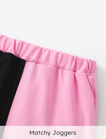 PATPAT Girl's 2 Piece Outfits Short Sleeve Twist Front Tee Top and Elastic Sweatpants Summer Clothes Set 5-12Y in Saudi Arabia