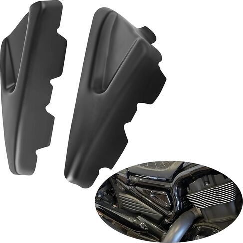 Glossy Black Tank Side Frame Covers Fairing Compatible with Harley V-ROD VROD V ROD VRSCDX Night Rod Special 2007-2017 VRSCF Muscle 2009-2017 in Saudi Arabia
