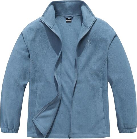 Women's Plus Size Lightweight Full Zip Soft Polar Fleece Jacket Classic Outdoor Recreation Coat in Saudi Arabia