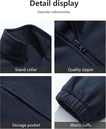 Women's Plus Size Lightweight Full Zip Soft Polar Fleece Jacket Classic Outdoor Recreation Coat in Saudi Arabia