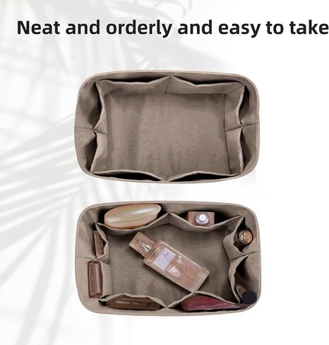 DGAZ Lightweight Purse Organizer Insert for Hermes Lindy Bag,Silk and Dupontpaper handbag inner for Luxury Bags(Gold,LD26) in Saudi Arabia