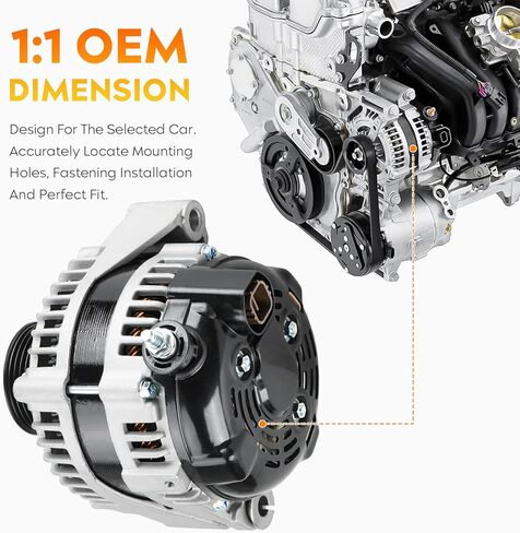 مولد كهربائي لـ 4.7L 2003-2009 لكزس Gx470 تويوتا تندرا و4 رانر وسيكويا، 2006-2007 لكزس Lx470 تويوتا لاند كروزر، 334-1504 in Kuwait