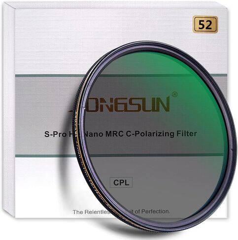 82mm Polarizing Filter, Circular Polarizer Filter, S-Pro HD Nano MRC16, 16 Layers Multicoated, NITTO AGC Optics Glass, CPL Filter for Camera Lens in Saudi Arabia
