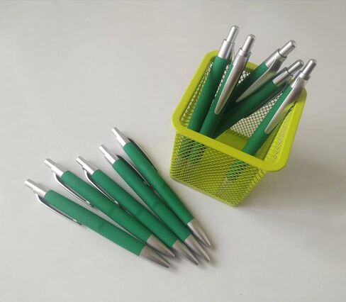 10 Ballpoint Pens,Retractable,Office Pens,1.0 mm Orange Pens Black Ink,Send 10 pcs ballpoint pen refills,Used for Office Writing Work Records.(Orange) in Saudi Arabia