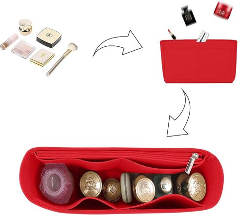 bag organizer for lv croisette insert small bag crayon Organizer insert Y079-Khaki in Saudi Arabia