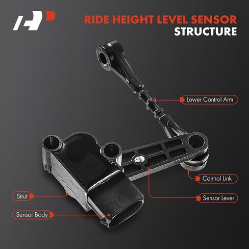 A-Premium Ride Height Level Sensor Compatible with Land Rover LR3 2005-2009, Range Rover Sport 2006-2009, 4.0L 4.2L 4.4L, Rear Right Passenger Side, Replace# LR020161, AH22-5B732-AC in Saudi Arabia