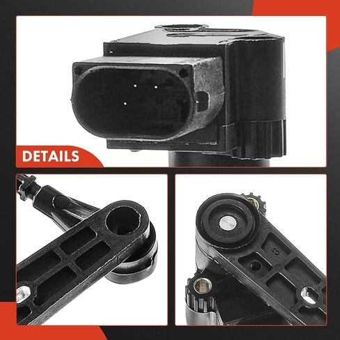 A-Premium Ride Height Level Sensor Compatible with Land Rover LR3 2005-2009, Range Rover Sport 2006-2009, 4.0L 4.2L 4.4L, Rear Right Passenger Side, Replace# LR020161, AH22-5B732-AC in Saudi Arabia
