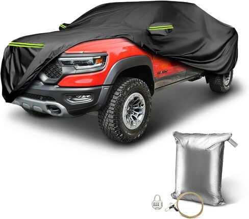 Waterproof Truck Cover for Toyota Tundra 2007-2023 Ultra Light Easy to Install All-Weather Protection,Car Cover with Zipper Door in Saudi Arabia