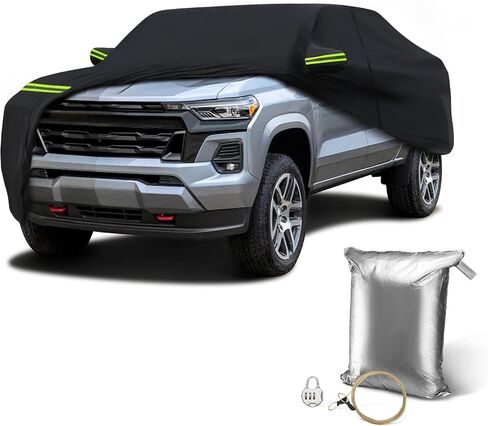 Waterproof Truck Cover for Toyota Tundra 2007-2023 Ultra Light Easy to Install All-Weather Protection,Car Cover with Zipper Door in Saudi Arabia
